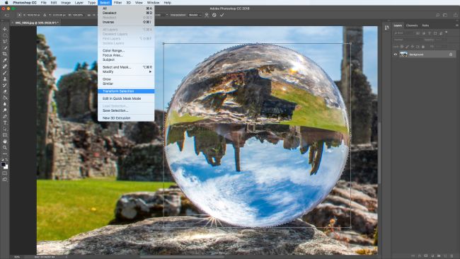 Comment photographier un reflet dans une boule de cristal-1