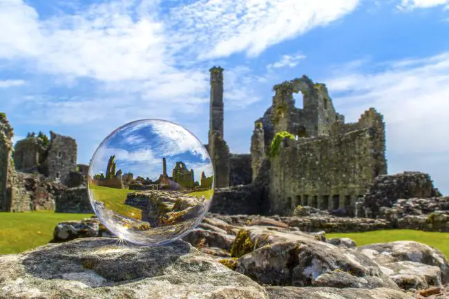 Comment photographier un reflet de paysage dans une boule de cristal