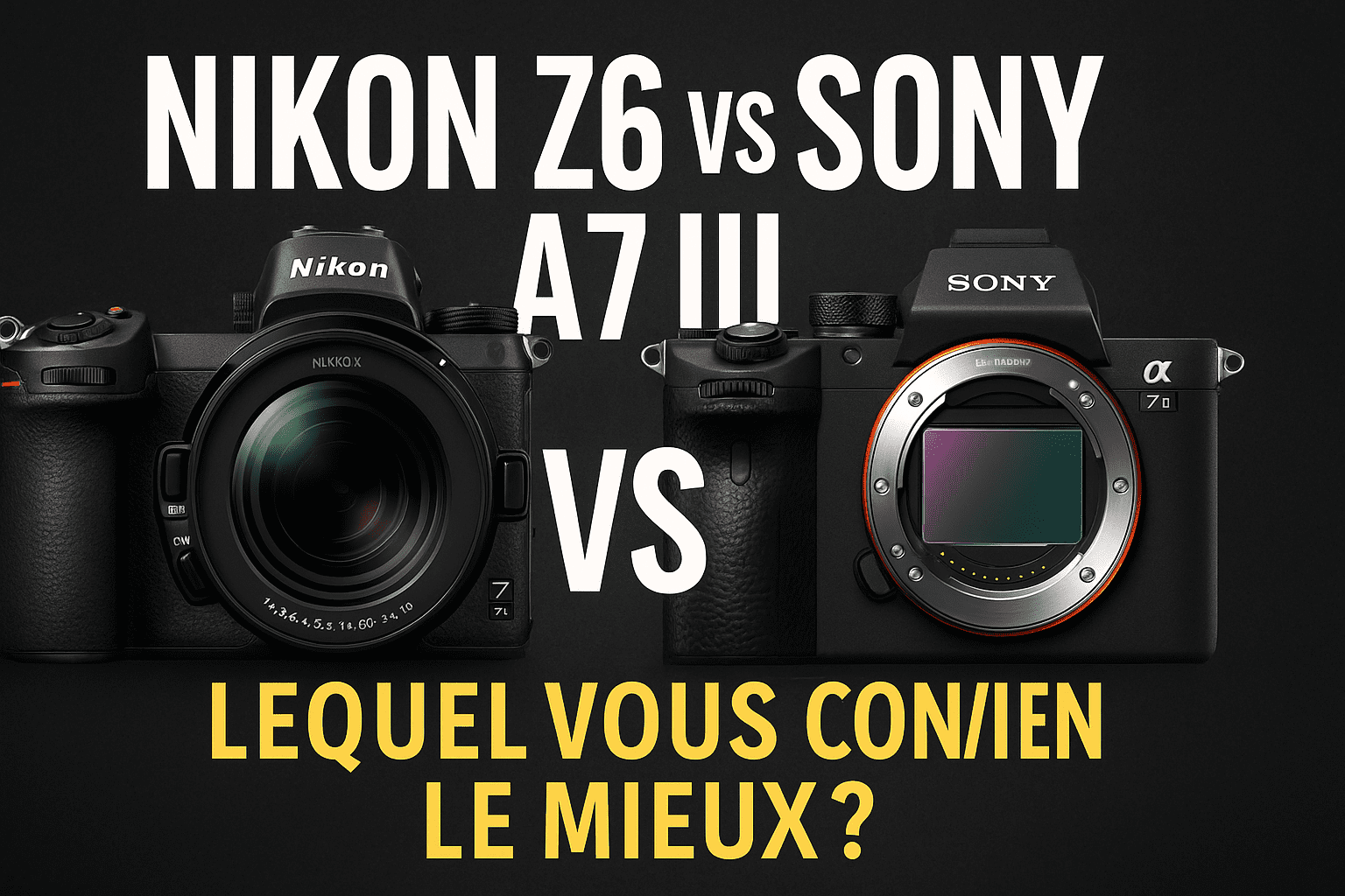 NIKON Z6 VS SONY A7III.