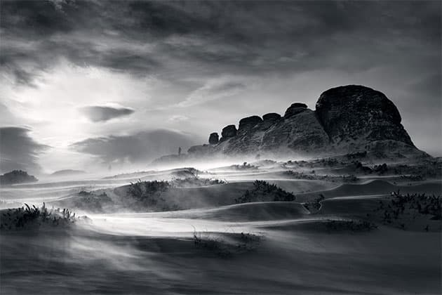 Comment photographier des paysages d’hiver en noir et blanc