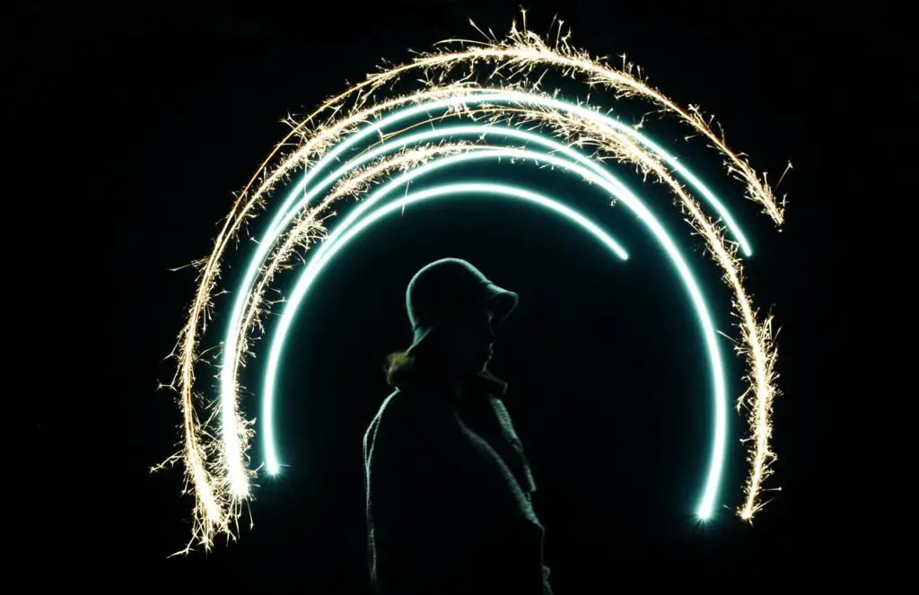 light painting photo