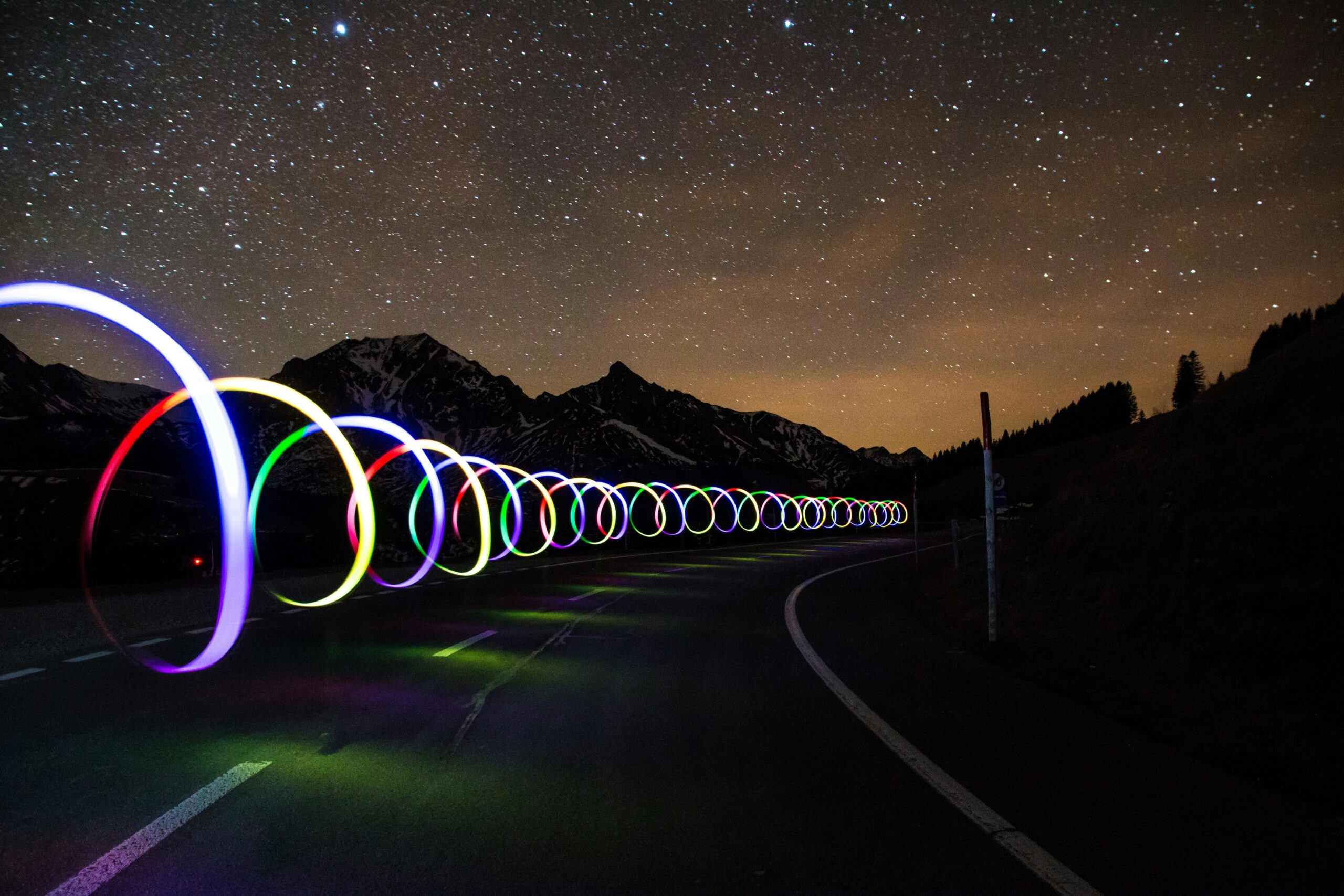 light painting avec smartphone