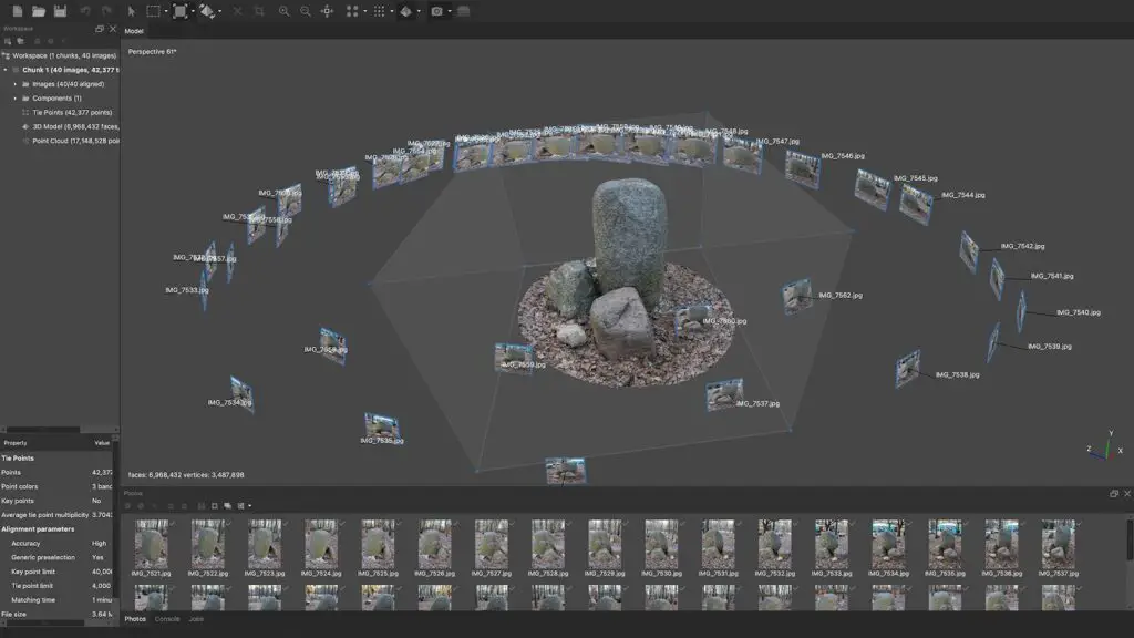 Metashape Photogrammetrie Logiciel